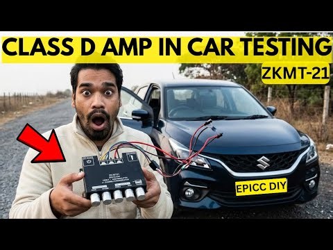 I tested Class D amplifier in Car | Bass Test 