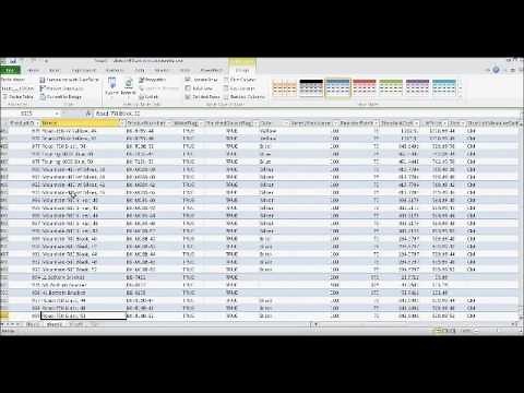 Connecting and viewing SQL data in MS Excel