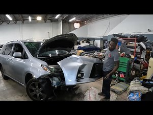 2019 TOYOTA SIENNA how to take the front bumper and headlamp off the vehicle