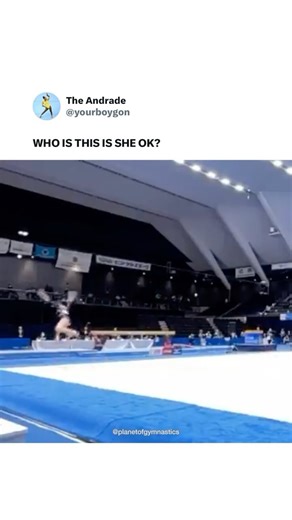 Planet of Gymnastics on Instagram: "Instagram do your thing who is this I gotta know if she’s okay 😭😭 Follow @planetofgymnastics for more! #teamusa #worlds #championship #paris2024 #d1athlete #gymnastics #gym #gymnast #gymnasts #flips #athlete #athletic #highlight #highlights #olympics #olympian #goldmedal #championship #ncaa #collegegymnastics #gymnasticsfails #gymnasticsdrills #gymnastfails #leotard #calisthenics #parkour #flip"