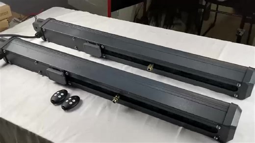 Keypad Sensor Light Battery Charger Swing Gate Opener Set Automatic Gate Operator Remote Control DC Motor Solar Powered