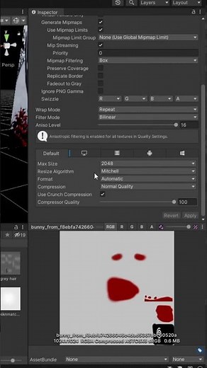How to optimise VRChat Avatars for Quest - Tip #1 Texture Resolution Downgrading