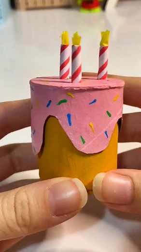 DIY Origami Birthday Cake Tutorial