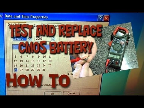 How to: Test and Replace Computer CMOS Button Cell Battery