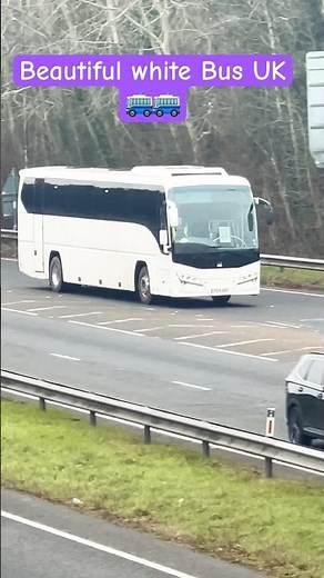Beautiful White Bus UK | 🚌🤍 | #whitebeauty #ukbus #classyride
