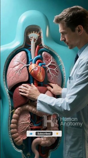 Inside the Body: How Organs Work Together #HumanAnatomy #OrganFunctions #MedicalAnimation
