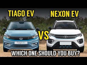 Tiago EV Vs Nexon EV | Which is better for you? | Detailed Comparison | Tata Tiago EV VS Nexon EV