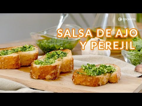 SALSA de AJO y PEREJIL ¡Más sencilla que cualquier otra! // Cocinatis