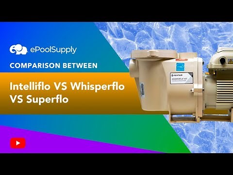 Pentair WhisperFlo VST Variable Speed Pool Pump Comparison Video - 011533