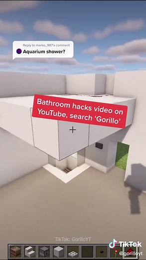 Minecraft Aquarium Shower Tutorial