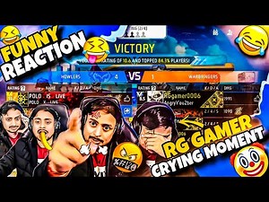 RG GAMER FULLY ANGRY AFTER 4-1 👿 WATCH IF YOU REALLY WANT TO LAUGH 🤣 FREE FIRE ⁨‪@RGGamerLive‬