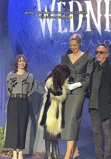 Jenna Ortega y Gwendoline Christie: ¡La reunión más adorada!
