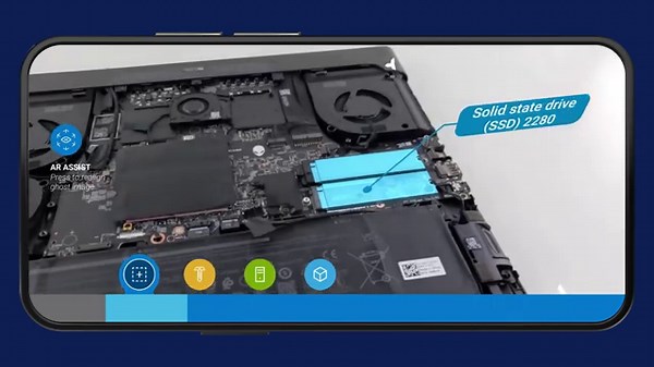 Alienware M16 R1 | How to replace the solid state drive ( SSD ) 2280