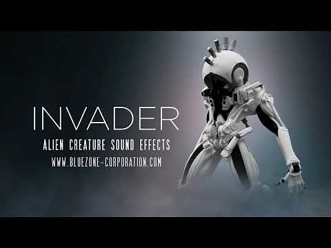 Invader - Alien Creature Sound Effects - Sci Fi Battle and War Sounds for Games and Video Editing