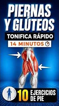 10 Standing Exercises for Firm Glutes and Toned Legs #fitnessbody #legsandglutes #tips