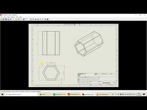 How to create a hexagon in SolidWorks?