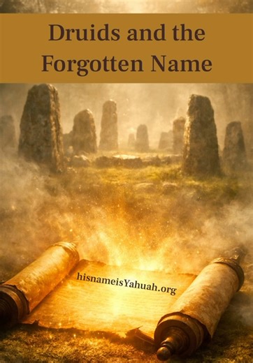 This was a remnant research request. They say the Druids were the true priests… That the Levites fled to the isles… That Torah came from the groves, not the mountain. But what does Scripture say? Who really received the covenant? This scroll uncovers ancient deception and restores the Name that was never given to the nations. It’s not about mystery… It’s about obedience. Come out of the mist. Return to the scroll. Supporting scripture Genesis 9:26–27 Genesis 10:1–5 Deuteronomy 4:6–8 Deuteronomy 