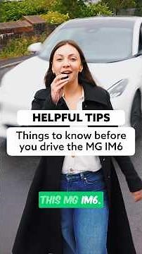 Things to know BEFORE you drive the MG IM6 👇⚡️#evcharging #ev #mg