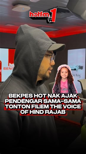 You guys yang tak tengok lagi filem The Voice of Hind Rajab, jom tengok filem ni sama-sama dengan Bekpes Hot! Yang nak join, hantar WhatsApp kat Hot FM sekarang, cakap you guys duduk area mana & nak tengok filem ni dengan Bekpes Hot. Kami akan pilih dua pasangan yang bertuah! 👏 #HotFMNo1 #HotFM #BekpesHot #TerbaikSentiasaHangat #KJjadiDJ | Hot FM