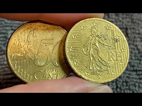2001 France 50 Euro Cents Coin • Values, Information, Mintage, History, and More