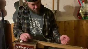 11K views · 563 reactions | #CigarBoxGuitar #Boogie #OneManBand A little experimentation done Lap Slide Style on my Perdomo Cigar Box Guitar, crafted by Tweety CBG, sent all the way from France!  I just keep pickin’ til somethin’ sticks  | Jacob Green | Facebook