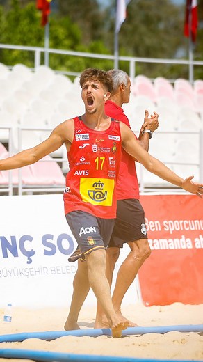 EHF Beach Handball on Instagram: "Spain 🇪🇸 wins convincingly! Will they be the big contenders 🏆 for the title? 🤔 #YACBeachHandball #BeachHandball"