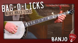 28K views · 494 reactions | Eight hot blues roll licks to throw down all over that 1 chord! Don't forget to tell folks to pick their jaws up off the floor when you're done. Tabs/Mp3: https://banjobenclark.com/lessons/bag-o-licks-blues-roll-licks-banjo-advanced #banjo #banjolesson #learnbanjo #blues #bluegrass | Banjo Ben | Facebook