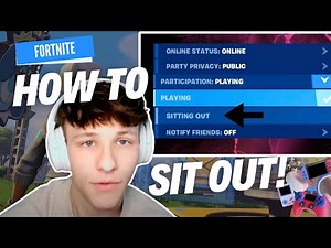 How to sit out in Fortnite