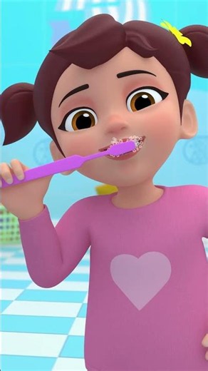 Brush Your Teeth Song 🦷✨ Sing Along with Meeko's Family #shorts #meekosfamily #kidssong