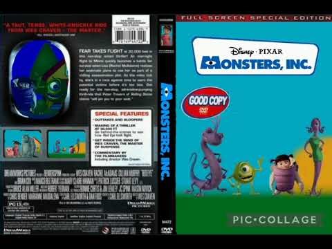 Monsters Inc (2006) DVD Covers Full Screen Special Edition Dreamworks
