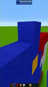 Mario Pixel Art! #shorts #minecraft #minecraftbuild #minecraftshorts #nintendo #mario #supermario