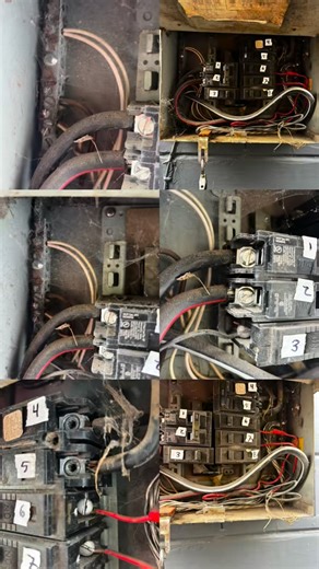 Lira Home Inspections on Instagram: "⚡ Electrical Subpanel – General Condition & Deficiencies Observed The electrical subpanel was inspected with the dead front removed. The panel appears to be an older installation and displayed several concerns at the time of inspection. Observations: • Multiple conductors appeared to be double-tapped under breaker terminals that are not clearly rated for more than one conductor. • One or more breaker terminals showed improperly secured conductors, with insula