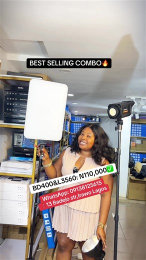 Best Selling Ring Light Combo BD400 & L3560 in Lagos