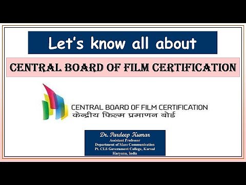 143. Central Board of Film Certification (CBFC)