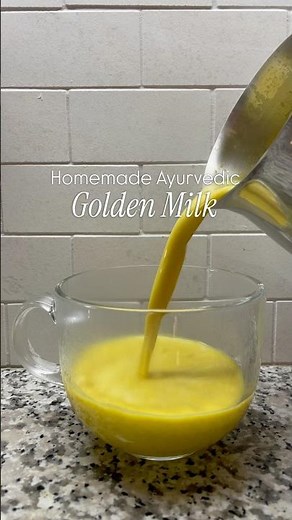 Homemade Ayurvedic Golden Milk/Turmeric Latte