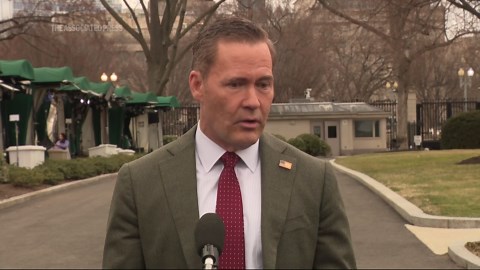 US national security advisor Waltz on pausing intelligence sharing with Ukraine