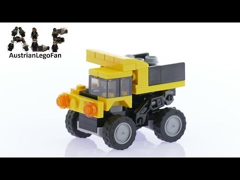 Lego Creator 31041 Construction Vehicles Model 2of3 Dump Truck - Lego Speed Build Review