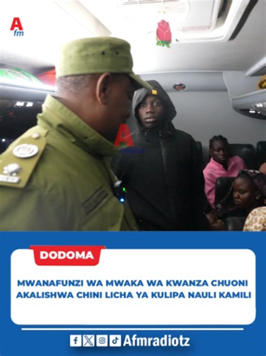 Basi la Katarama Dodoma: Mwanafunzi Alilipia Kisha Kulazimika Kukaa Chini
