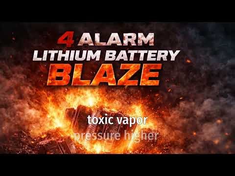 4 Alarm Battery Blaze - Lithium Battery Fire Song