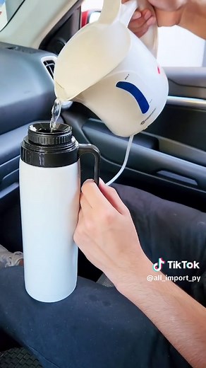 Hervidor de Agua 12V para Auto | Capacidad 1 Litro | Conexión en Automóvil