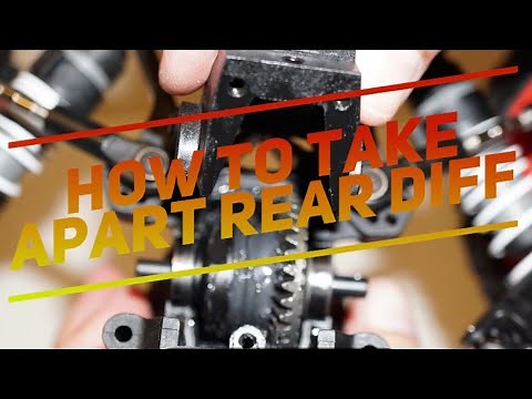 How To Take Apart Rear Differential Traxxas Slash