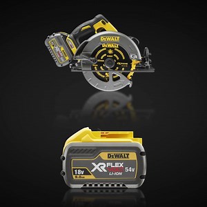 With the world’s first 54-volt battery, the DEWALT XR FlexVolt battery system for any job. www.dewalt.com.au/xrflexvolt | DEWALT