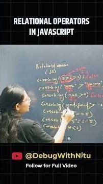 Relational Operators in JavaScript