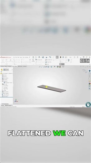 Flattening Changes Everything for Sheet Metal Work #CAD #Tutorial