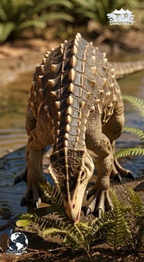 Scutellosaurus. The Armored Runner Dinosaur.