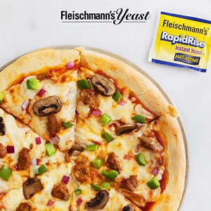 22 reactions | Save some dough & make this Homemade Sausage Veggie Pizza from scratch on Nat'l Sausage Pizza Day. Great pizza, great value! Get the recipe at the link below! https://www.fleischmannsyeast.com/recipe/sausage-veggie-pizza/ | Fleischmann's Yeast | Facebook
