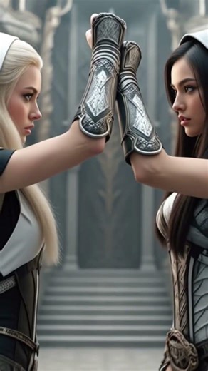 epic battle two female #cinematic #trending #fypviral #cosplay #tokusatsu