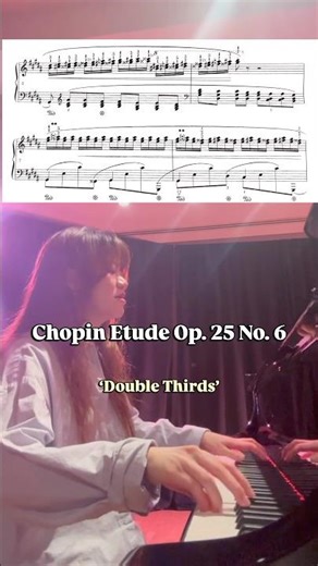 Chopin Etude Op. 25 No. 6 📍At Yamaha Artist Services NYC #piano #etude #chopin #fypシ #fyp #pianist