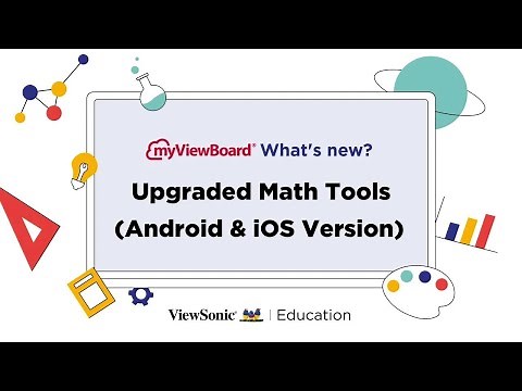 myViewBoard What’s New? – Upgraded math tools (Android and iOS versions)