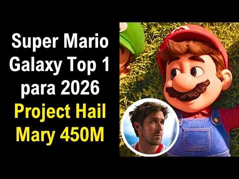 Super Mario Galaxy is now in the TOP 4 for video game adaptations, Project Hail Mary grossed $450...